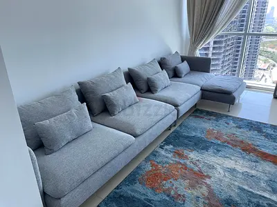 Ikea Sodhremn Stylish Gray L-Shaped Sofa perfect Condition