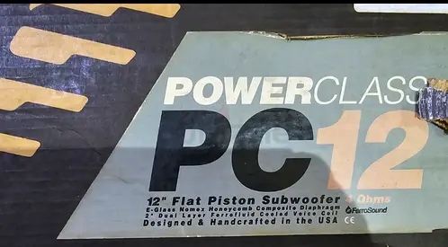 Unused Precision power 12 subwoofer speakers