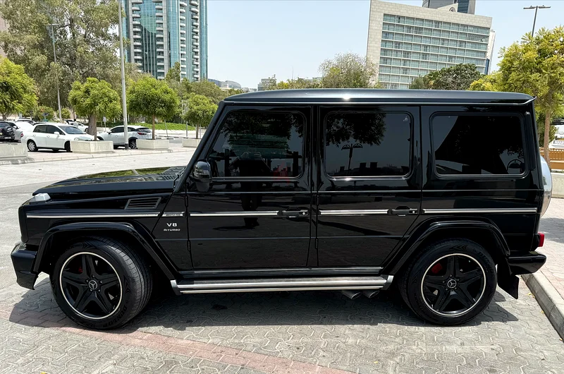 مرسيدس بنز G55 - مواصفات الخليج، لون أسود مع كيت جسم G6363399921458178111