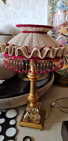 Antique VICTORIAN LAMPSHADE