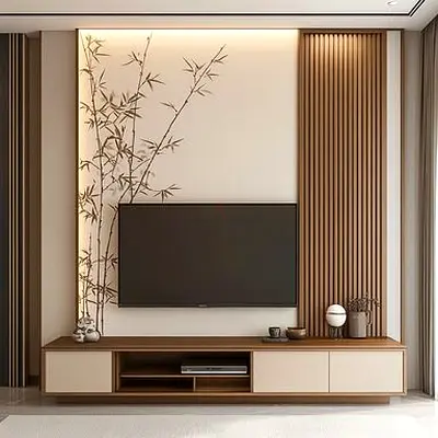 Modern Minimalist TV Unit with Elegant Design
