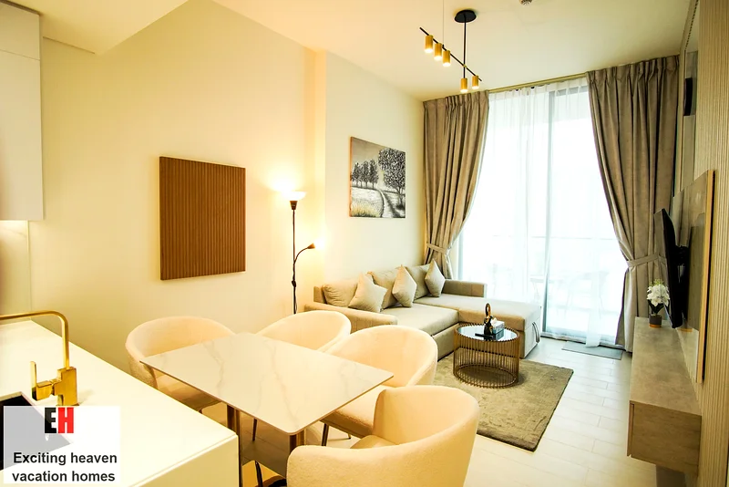 Fully Furnished 1bhk High Quality in JVC Daily Basis63817694063874113