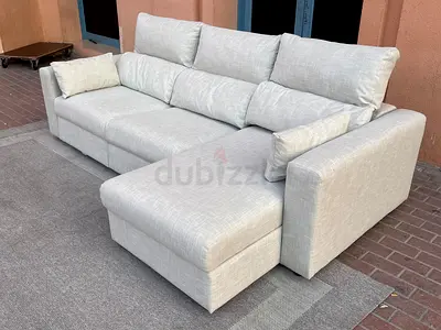 IKEA Eskilstuna Stylish L-Shaped Sofabed - Perfect for Any Living Room