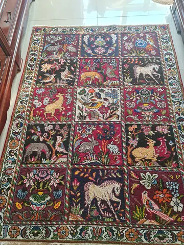 Two Bakhtiar Persian  rug