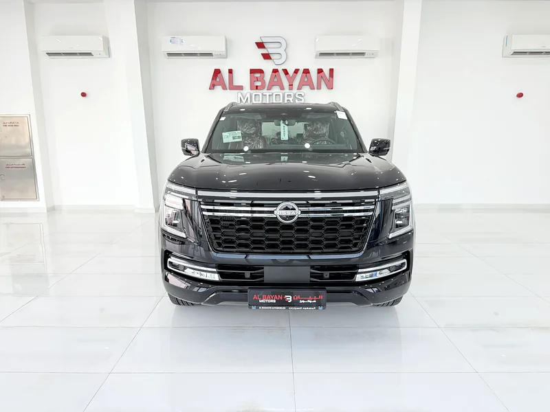 Nissan Patrol Platinum Twin Turbo, Black/Red Gulf version, Almasood 202563405293164673114
