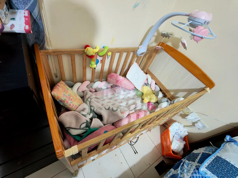 Baby coat with Mattress and toy dubizzle