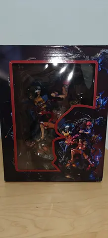 Epic One Piece Action Figure Depicting Luffy, Law, and KId