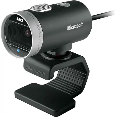 Microsoft LifeCam Cinema Webcam for Business - Black with built-in noise cancelling Microphone