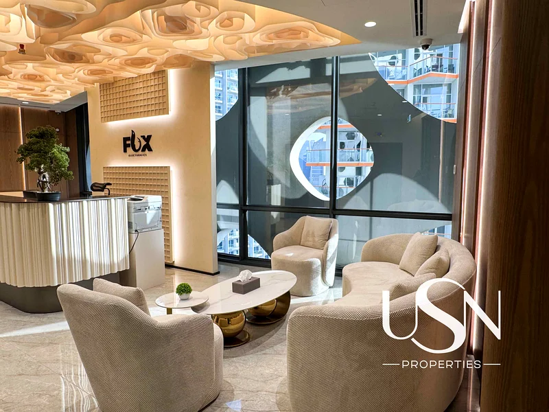 طابق كامل | إطلالة على برج خليفة والقناة.63618315217283114