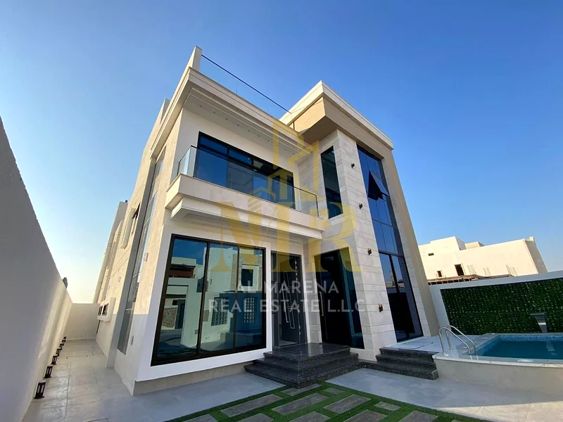 🏡 For Sale – Luxury Villa in Al Hiliw 2 – Ajman | Two Floors + Rooftop | 6 Master Bedrooms | Majlis & Two Living Rooms | Modern Kitchen | Maid’s Room63909885683201111