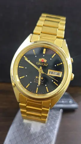 Brand New Orient Automatic Japan made Full Golden with box n paper.