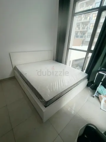 IKEA Malam king size 180×200cm bed frame with IKEA mattress and 2 big storage drawers underneath