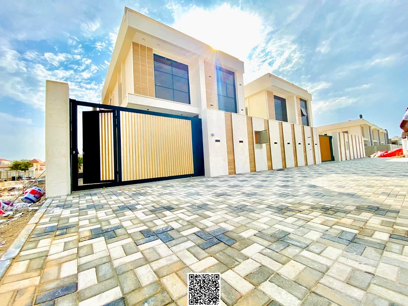For sale, a modern villa at a very good price, close to Sheikh Mohammed bin Zayed Road, freehold for all nationalities, at a negotiable price with the63892581522562114