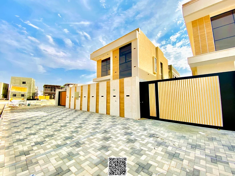 For sale, a modern villa at a very good price, close to Sheikh Mohammed bin Zayed Road, freehold for all nationalities, at a negotiable price with the63892581522562111