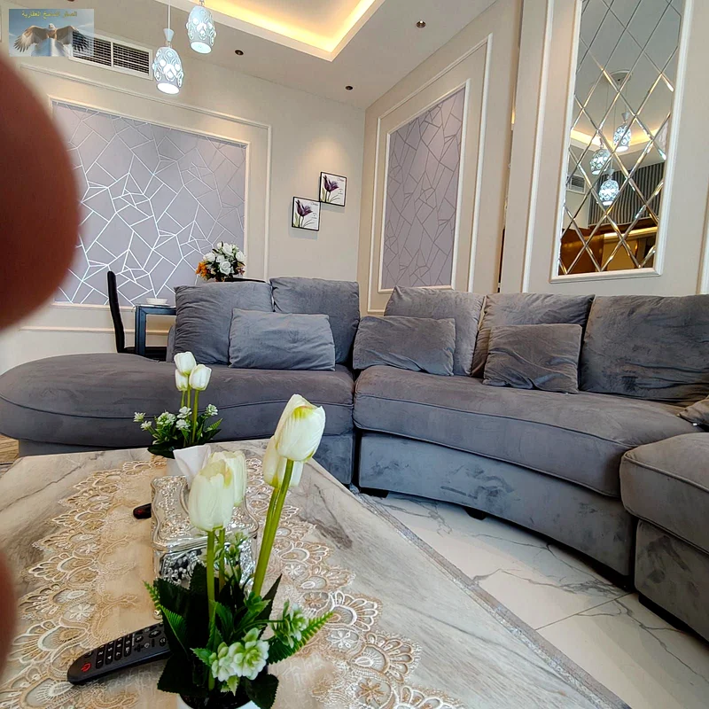 For monthly rent in Ajman - a luxurious apartment with a charming sea view in Al Waha Towers. Experience upscale living in the heart of Ajman, where l63811564914178110