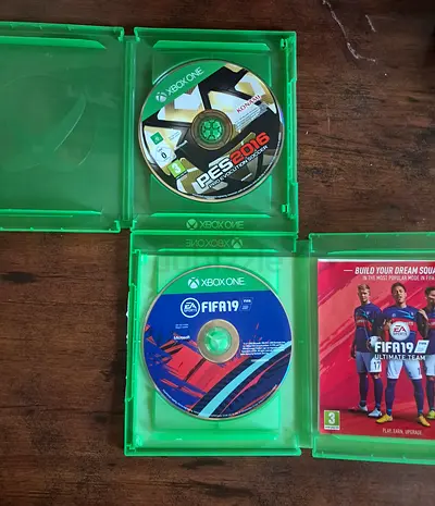 Xbox games (fifa19 and pes2016) trading accepted for playstation games