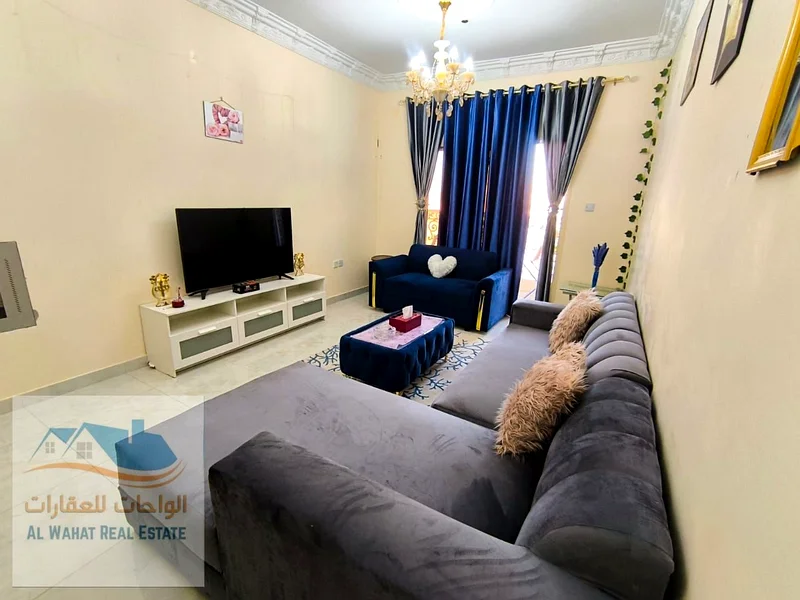 غرفة واحدة وصالة للإيجار الشهري في عجمان، الجرف 2، مباني الوئام63714636723331114