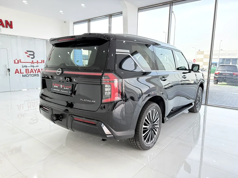 Nissan Patrol Platinum Twin Turbo, Black/Red Gulf version, Almasood 202563405293164673112