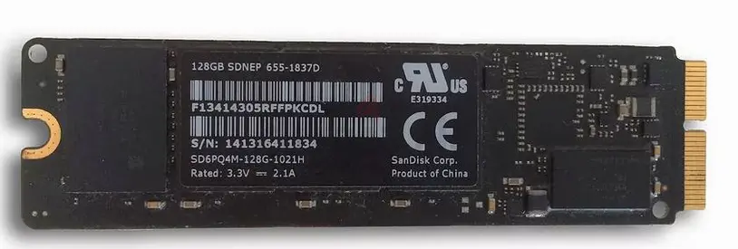SSD Apple/Sandisk 128Go SDNEP 655-1837D MacBook Air - Pro - Mini