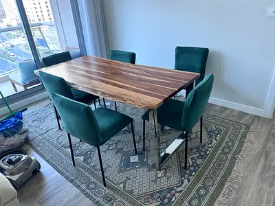 Stunning Marina Home Modern Dining Set with 6 Chairs from Wést Elm
