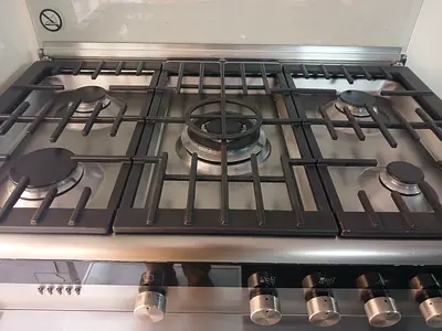 Siemens IQ700 Top Five burners Gas and Oven Electric Cooker 90x60cm With Dual Fan