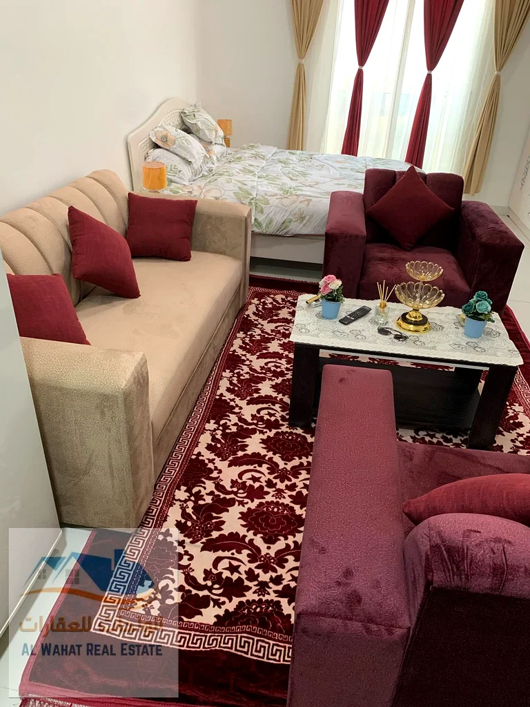 استوديو للإيجار الشهري - الجرف 2 / عجمان 📍 بالقرب من محكمة عجمان - موقع متميز مع سهولة الوصول إلى الشارقة ودبي 🚗63714729656707114