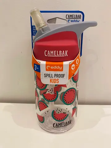 Camelbak Eddy Spill Proof Kids Water Bottle- Watermelon BRAND NEW