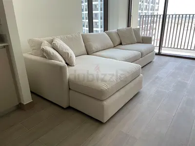 Stylish Lounge Deep Crate  Barrel and Comfortable L-Shaped Sofa for Modern Living Spaces