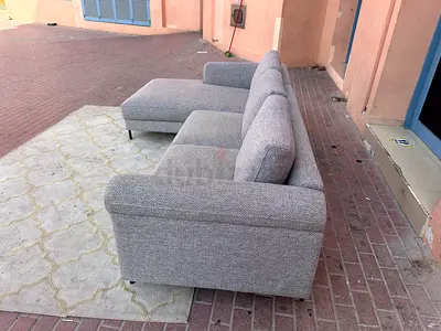 The Loom Collection Stylish Grey Corner Sofa for a Modern Living Room