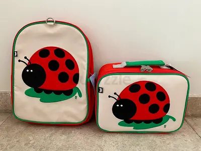 Beatrix NY Little Kid Backpack and Lunch Bag - Ladybug BRAND NEW