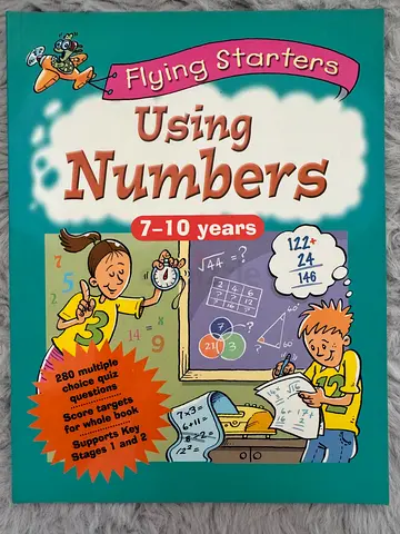 Engaging Numbers Workbook for Kids: Flying Starters - 280 multiple choice questions