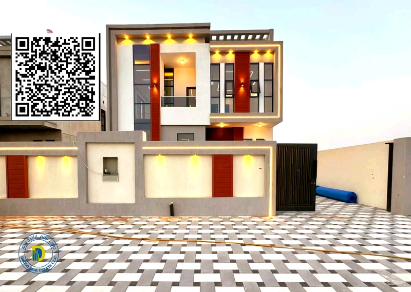تشمل السعر رسوم التسجيل. فيلا حديثة مكونة من 4 غرف وفناء كبير، قريبة جدًا من طريق العبور الإماراتي 611.63892581561858111