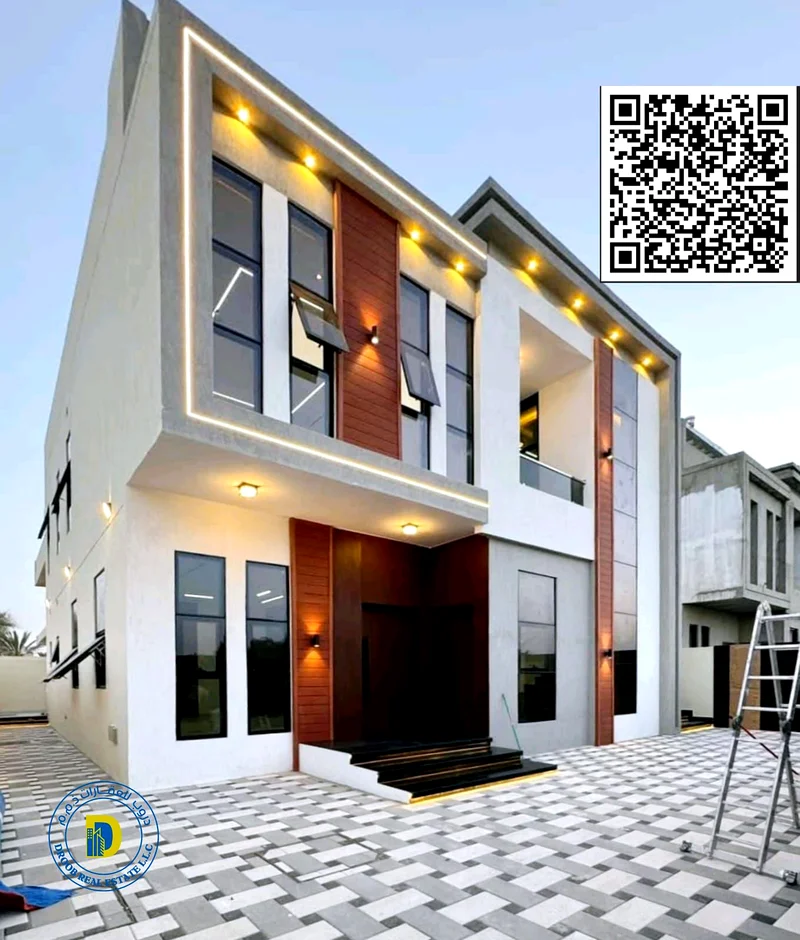 تشمل السعر رسوم التسجيل. فيلا حديثة مكونة من 4 غرف وفناء كبير، قريبة جدًا من طريق العبور الإماراتي 611.63892581561858110