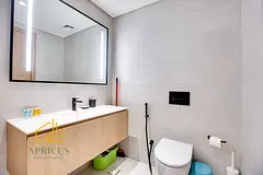 Beautiful studio apartment with partial Burj Khalifa view