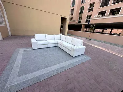 IKEA Kivik Stylish White Corner-Shaped Sofa for Sale