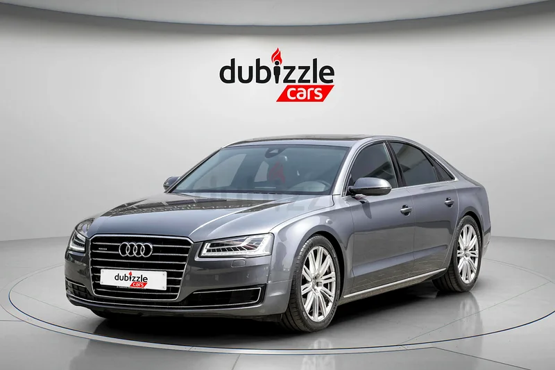 AED 1433/month | 2016 Audi A8 50 TFSI Quattro | GCC Specs | Ref#35325063406921270530112