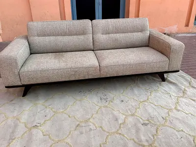 Natuzzi Stylish Light Grey Sofa for Sale