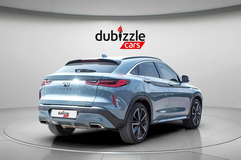 2050 درهم/شهريًا | إنفينيتي QX55 سنسري 2022 | مواصفات دول مجلس التعاون الخليجي | رقم المرجع#35401563406925546498111