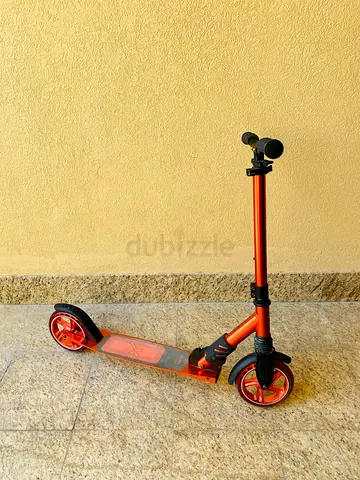 Spartan Extreme 180mm Folding Scooter Red Chrome