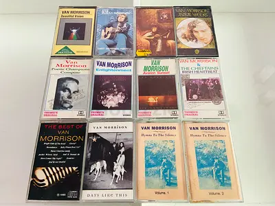 12 Van Morrison Music Cassettes
