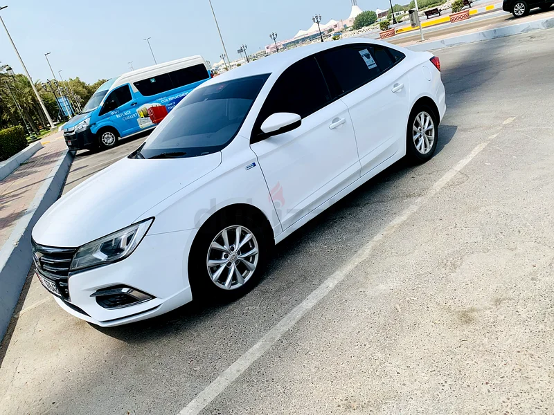 MG 5 Pearl White, GCC, 2021, Neat and clean, New Tyres.63398494087043113