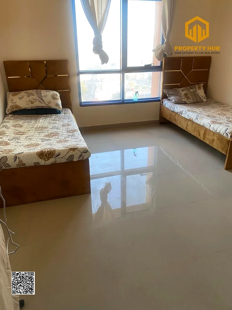 🏢 2BHK for Sale in Nuaimiya Tower C | AED 6,400/Month63887838401155111