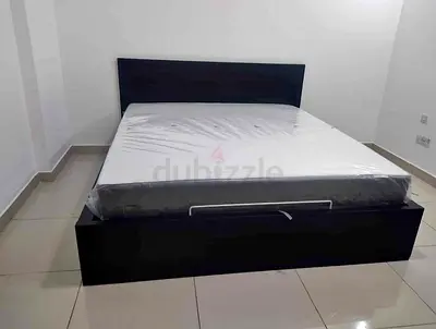 IKEA Malam Ottoman king size size 180×200cm bed with inside full storage and IKEA mattress is avail
