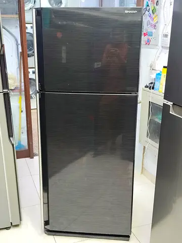 Freshen Up Your Kitchen with a Sharp Double Door Refrigerator! More details inboxe