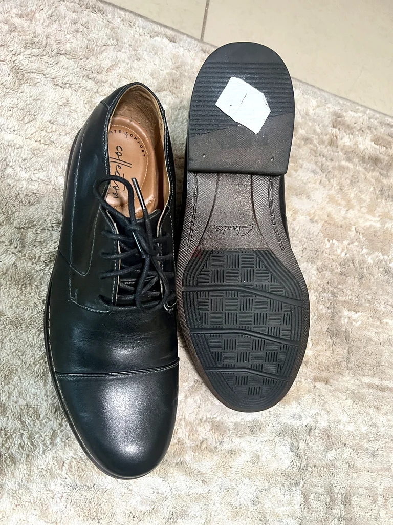【新品未使用】Clarks Becken Cap Amazon.com | Clarks Men's Becken Cap Derbys, Black (Black