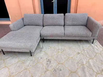 The Loom Collection Stylish Grey Sectional Sofa - Perfect for Any Living Space!