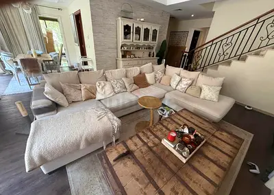 Stunning Modern the One Kingston Corner Sofa Set without Coffee Table