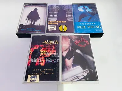 5 Neil Young Music Cassettes