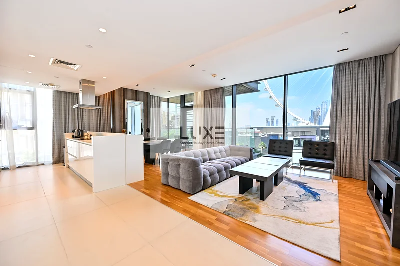 Flash Deal | Stunning 3BR in Bluewaters with Panoramic Ain Dubai Views63817694147841111