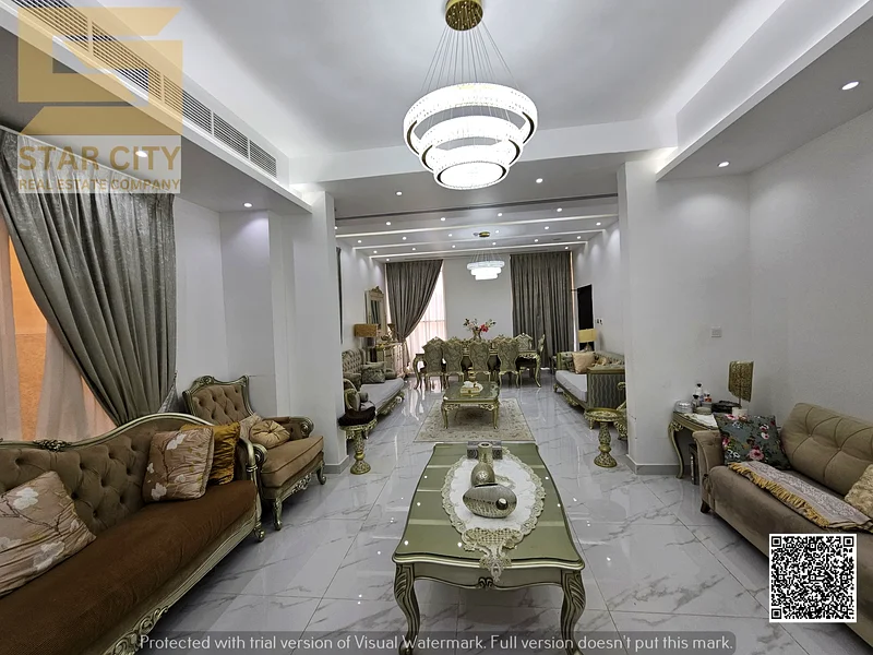 A luxurious villa with a modern design and high-quality specifications, located in Al Muwaihat 3 area.63870132337154111